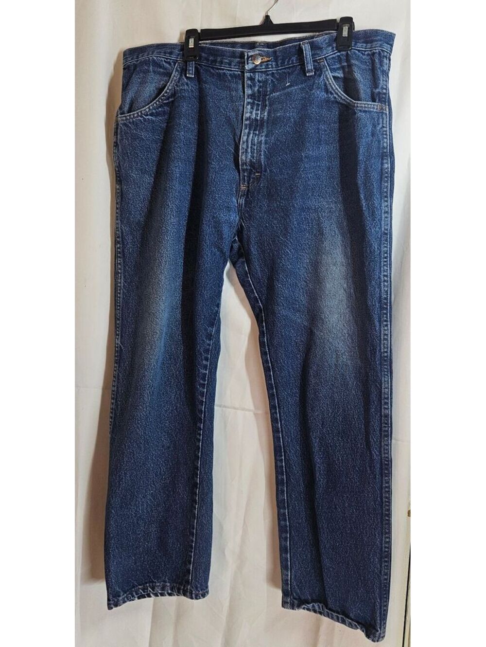 Rustler Men's Blue Denim Jeans Size 40x30 100% Cotton Classic Fit